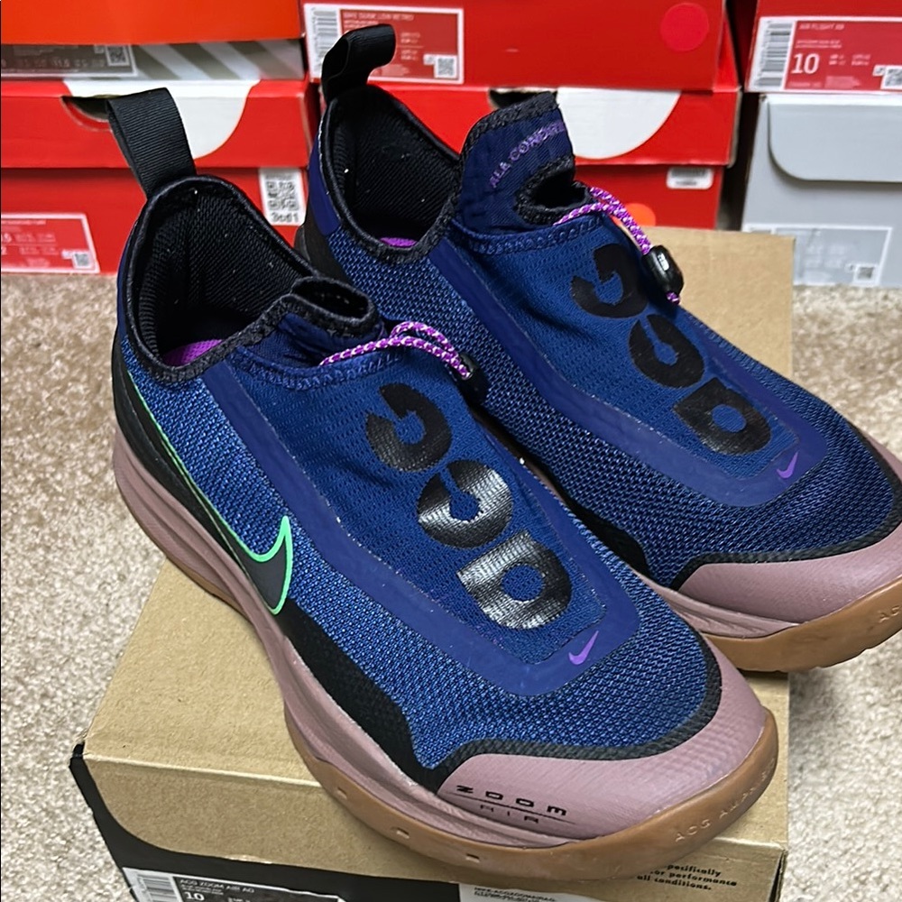 Nike ACG  Blue and Purple Shoes